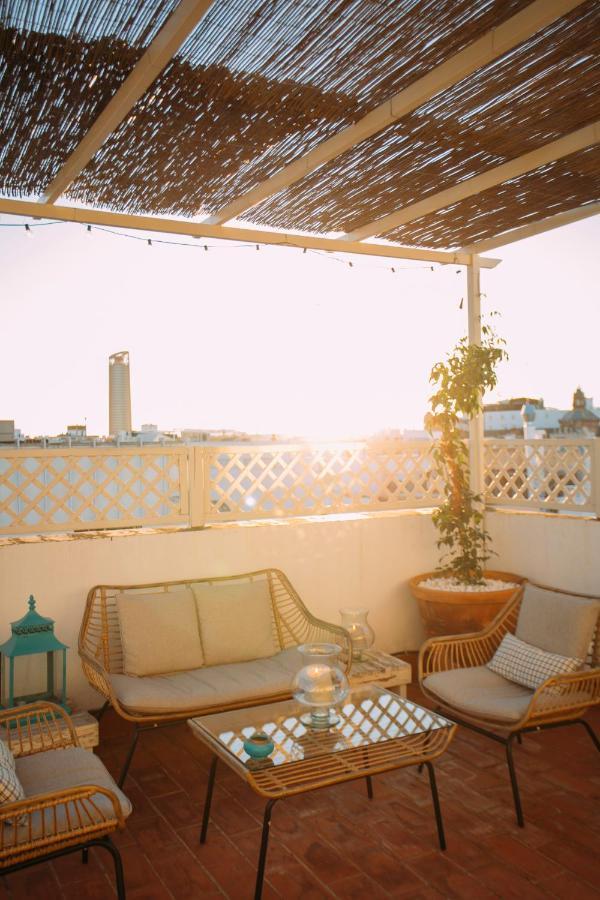 Ático con terraza en el centro de Sevilla Esterno foto